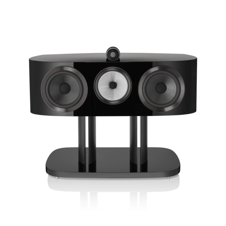 Enceinte centrale Bowers & Wilkins HTM81 D4 Gloss Black vue de face