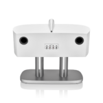 Enceinte Centrale Bowers & Wilkins HTM81 D4 White détails tweeter et haut-parleur