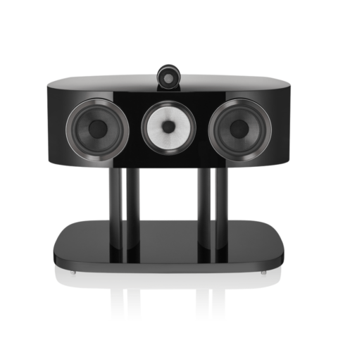 Enceinte Centrale Bowers & Wilkins HTM82 D4 Gloss Black vue de face