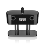 Enceinte Centrale Bowers & Wilkins HTM82 D4 Gloss Black détails tweeter et haut-parleur