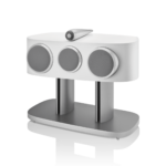 Enceinte Centrale Bowers & Wilkins HTM82 D4 White vue de face latérale