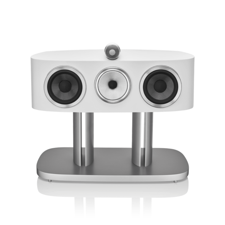 Enceinte Centrale Bowers & Wilkins HTM82 D4 White vue de face