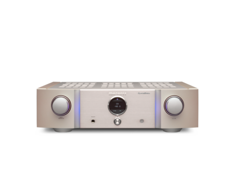Amplificateur stéréo Marantz PM12SE Gold vu de face