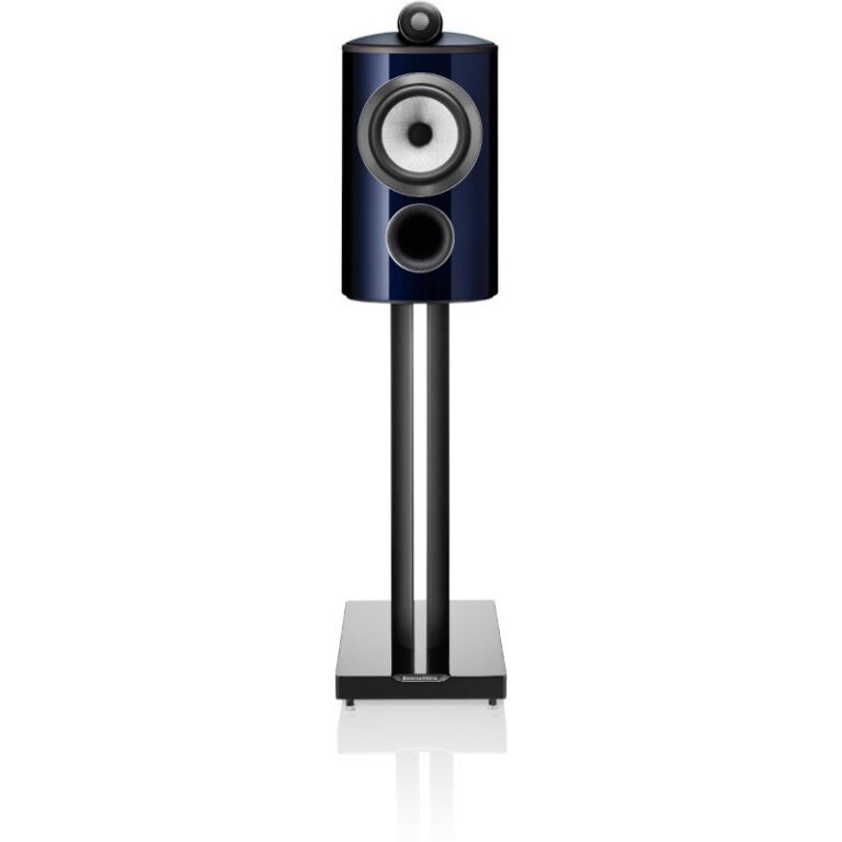 Enceinte bibliothèque 2 voies, 88 dB, 8 Ω ,50 – 120 W, 42 Hz – 28 kHz (±3 dB).