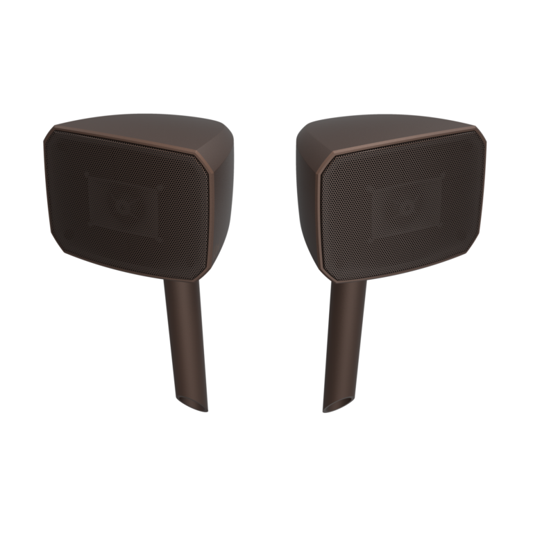 Klipsch Courtyard 2.0 Marron mat – vue 1